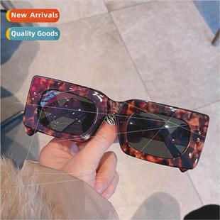 color sunglasses designer Europe stud candy rice uv40 square