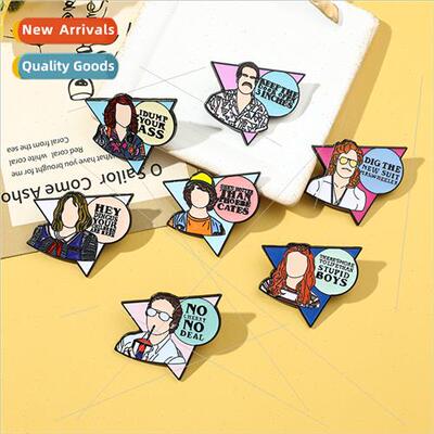 Stranger Thing pin upscale hellfire club member badge