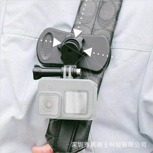 适用GoPro11 10 9 8765 Backpack Shoulder Strap Clip 360 Degre