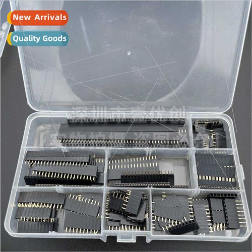 120pcs 2.54mm ngle Row Female Pin Socket Connector PCB Assem