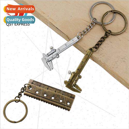 Mini vernier calipers keychain portable tool zinc alloy keyc