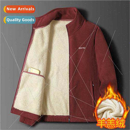 Supply shaker lamb wool padded thickened men jacket coat fal