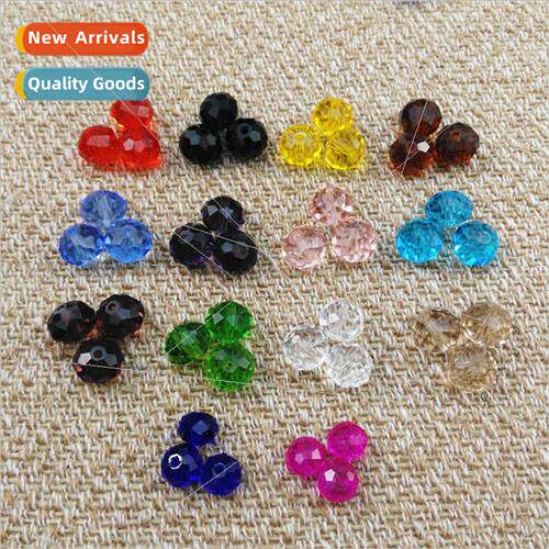10mm crystal flat beads wheel beads tune cat name chain natu