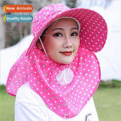 Women summer sunscreen sun hat shawl hat tea plucking hat