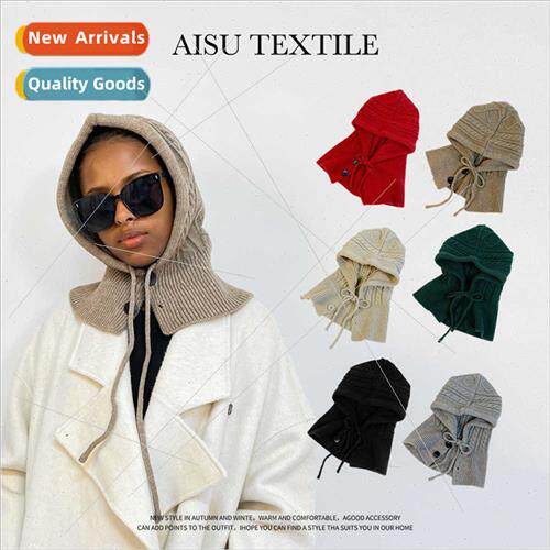 Winter wool cap ladies Korean  tide multi-color hats versati