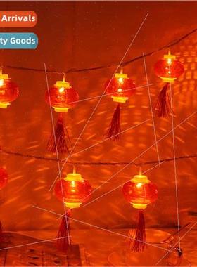 New Spring Festival led light string Chinese fringe red lant