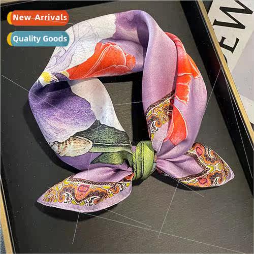 2023 new fashion mulberry silk spring summer decorative neck