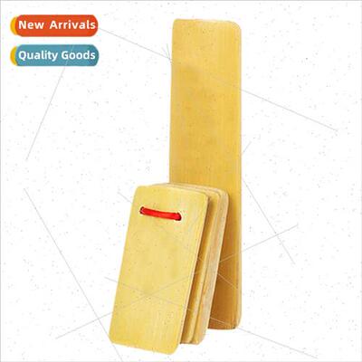 T Whe Bamboo Rapid Board Children Rattling Board fourpcs sma