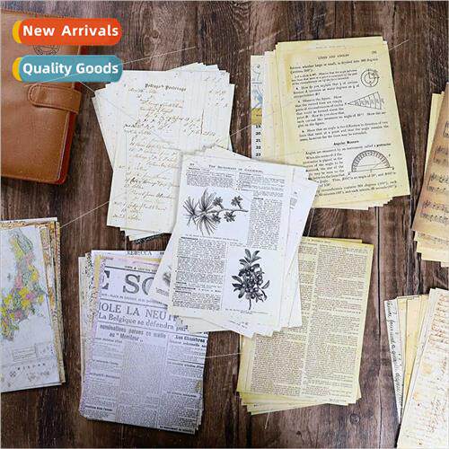 Ask Harvest lightweight material paper vintage old book page