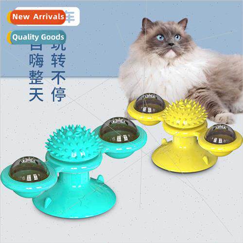 Spinning Pinwheel Cat Toys Carousel Tease Cat Toys Scratchin