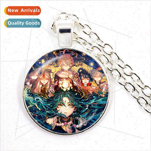 Cartoon Anime GenshinImpact Pendant Necklace Game Character
