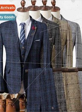 2022 fall winter  men Brish nd su su threePCS Korean  fashio