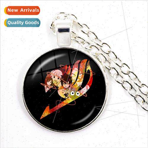 New Fashion Fairy Tail Anime Glass Dome Jewellery Pendant Ha