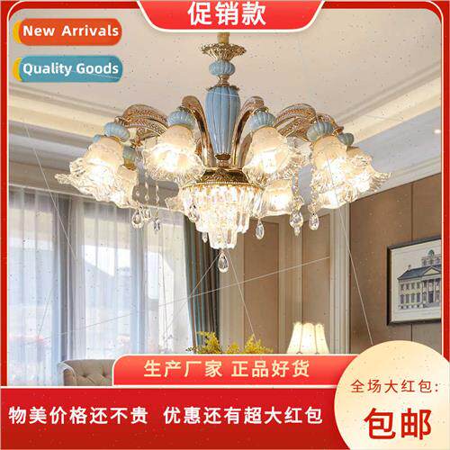 crystal chandelier light luxury living room lamps lanterns m