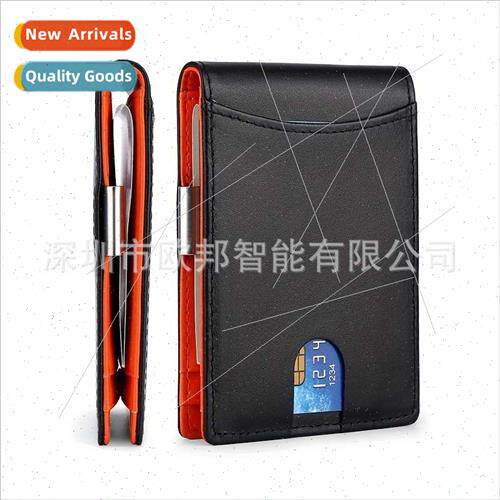 Minimalist Anti-theft Brush RFID Carbon Fiber Men US Dollar