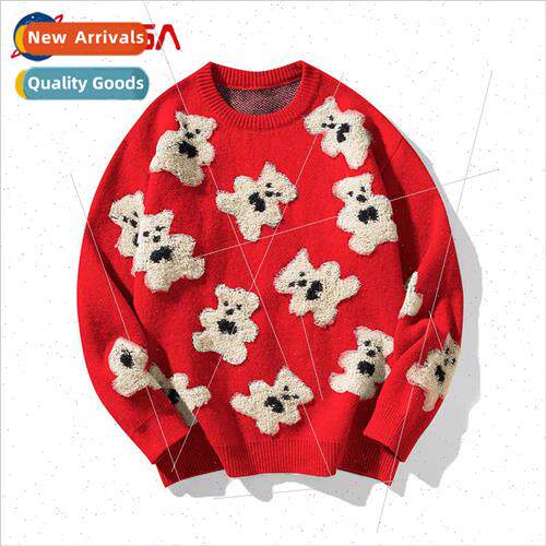 couple sweater men women  2023 winter new nd national tide p