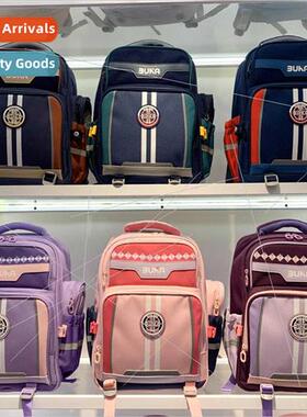 Students shoulder protection schoolbag Brish large capacy an