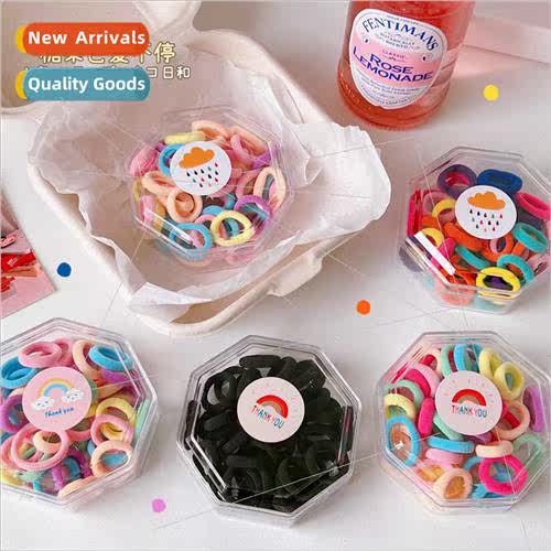 Candy Color Hair Rope Adult Rubber BFemale Tie Hair Circle H