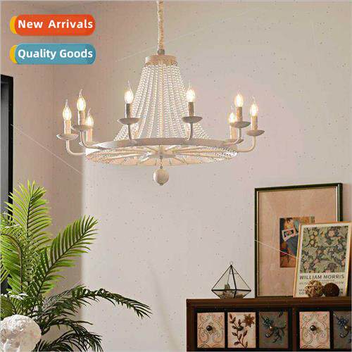 American country dining room chandelier modern simple candle