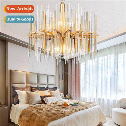 Modern light luxury living room chandelier iron designer Sca