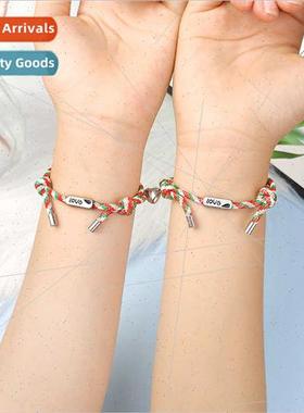 Europe Christmas love magnet attracts stainless steel love c