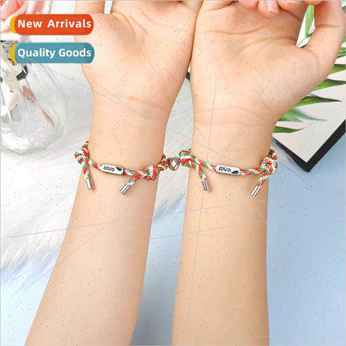 Europe Christmas love magnet attracts stainless steel love c