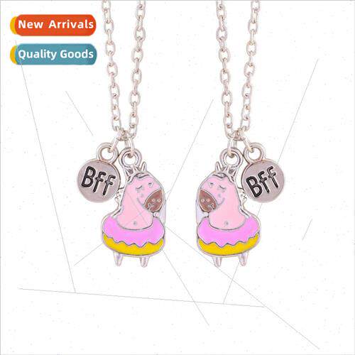Europe new BFF good friend children necklace patchwork pony