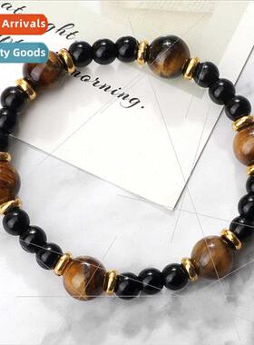 Accessories 10mm tiger eye bright wh 6mm bead strings Interv