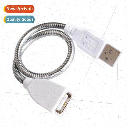 Metal usb hose USB lamp extension cable USB power cable Desk