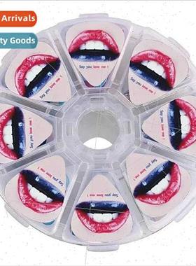 50pcs Colorful Pattern Guar Plectrum Set Musical Instrument