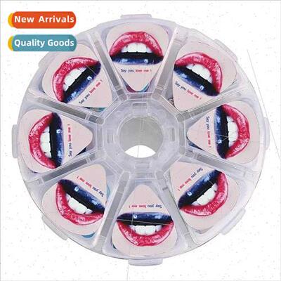 50pcs Colorful Pattern Guar Plectrum Set Musical Instrument