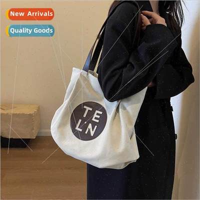 Retro commuter large-capacy canvas bag shoulder bag women ba
