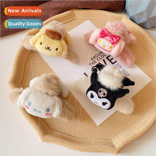 Autumn winter plush cute Pacha dog Kulomi hair clips big ear