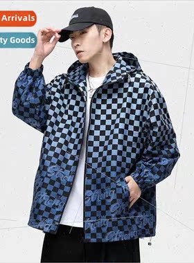Spring Autumn Jacket Men new new Korean  tide workwear baseb