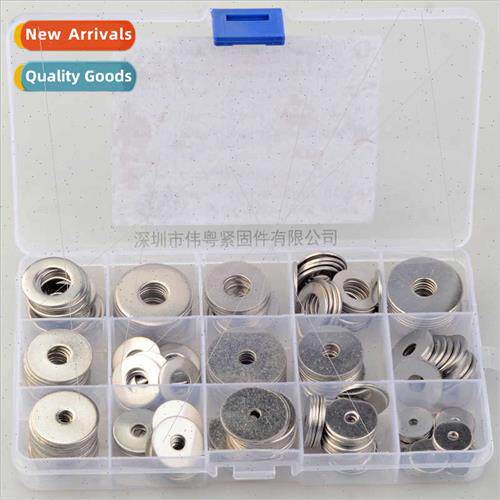 200PCS 304 Stainless Large Flat Washers M3M4M5M6M8M10M12 Com