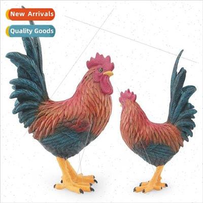 Solid farm animal model rooster domestic chicken poultry chi