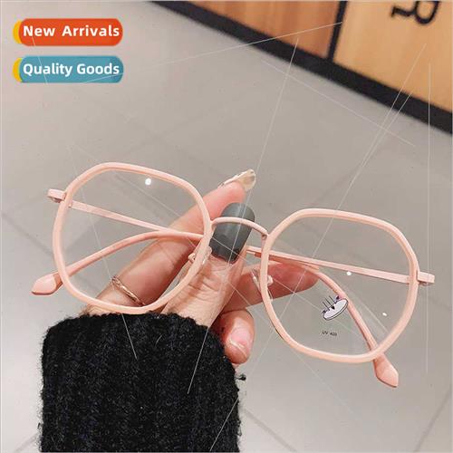 Ins wind large frame thin face vegan decorative anti-blue li