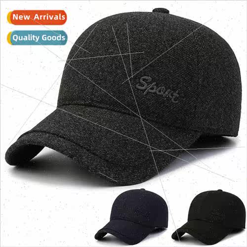 Winter baseball cap men thickened velvet ear protection duck