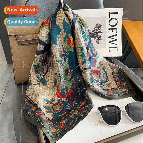 2023 new letter printing fashion temperament small square sc