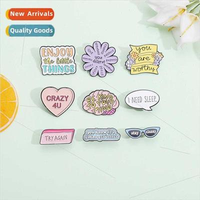 Lazada new letter series alloy jewelry fresh sweet ltle dais