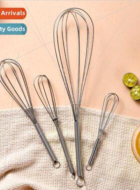 Stainless Steel 430 Mini HWhisk Spring Handle Small Egg Whis