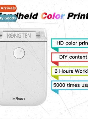 Mbrush Printer Color Mini Handheld Kongten Printer Mbrush Mo