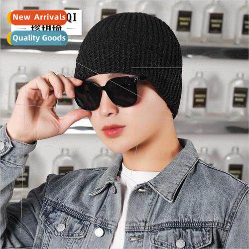 Winter new simple men cold protective ear sleeve cap padded