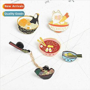 Japanese Tonkotsu Ramen Series Brooch Personalised Ramen Cha