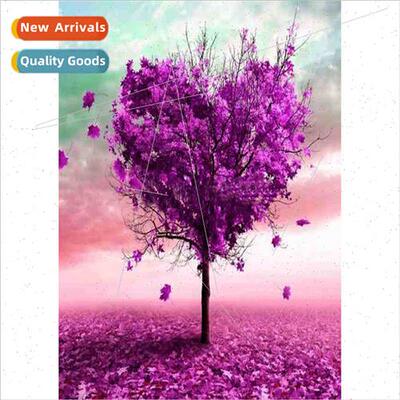 New hand-applied full diamond living room small plant series