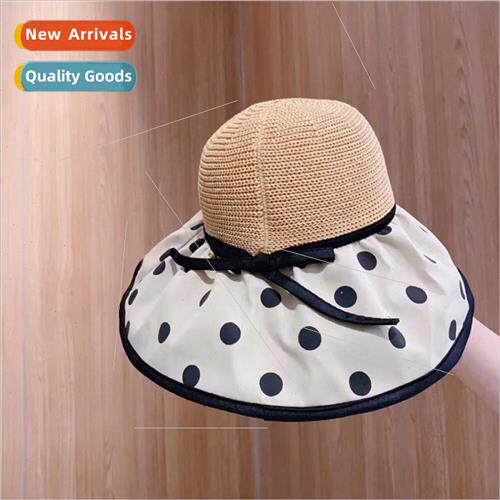 Large-brimmed fisherman hat children vinyl UV protection dom