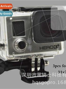 适用gopro lens protector sports gopro camera 4 3+ 3 screen p