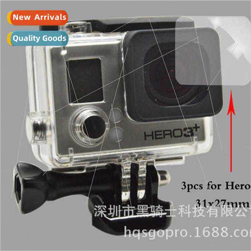 适用gopro lens protector sports gopro camera 4 3+ 3 screen p