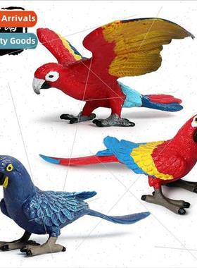 Model Flying Birds Birds Set New Macaw Children Toys Ornamen
