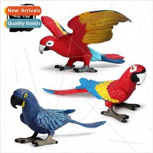 Set Ornamen Model Birds Children Toys Macaw Flying New